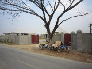 Building Front Gate and Fence