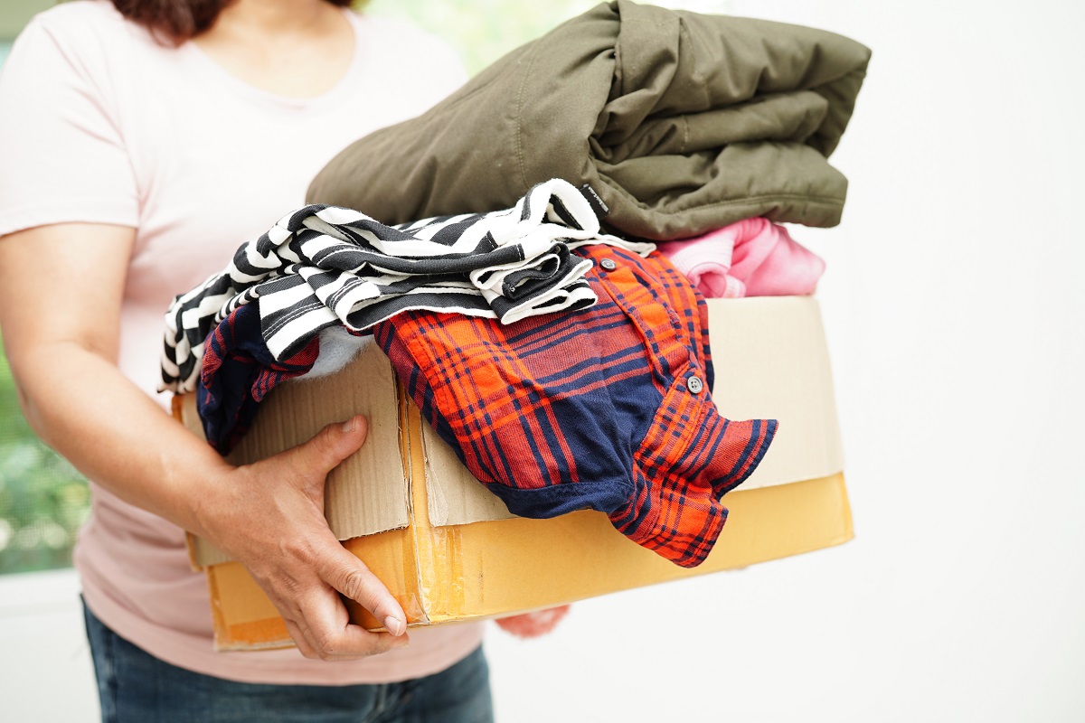 Decluttering clothes and home items