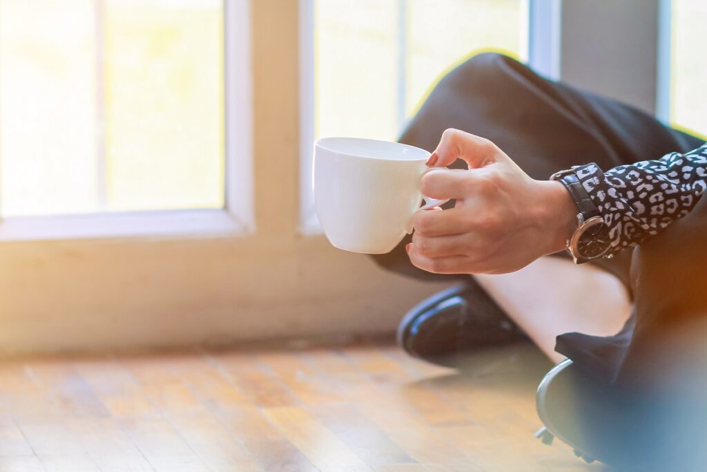 Morning coffee and reflection